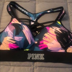 VS sports bra fun print
